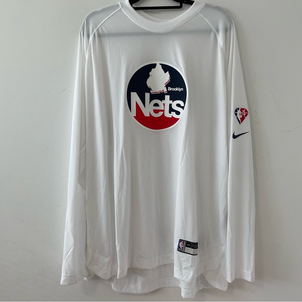 Men's Nike Brooklyn Nets 2021/22 City Edition Pregame Warmup Shooting Size XXLT